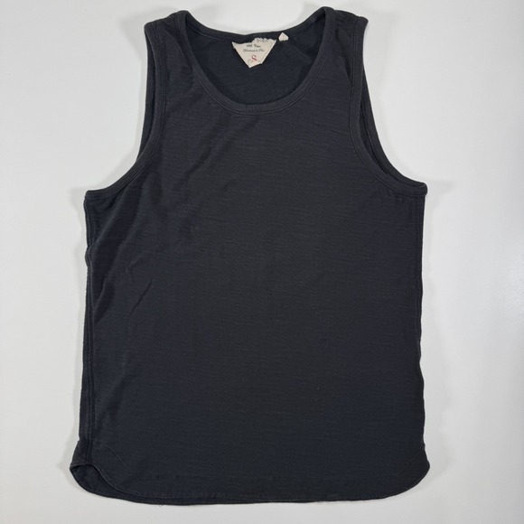 rag & bone Tops - RAG & BONE Slub Tank Top Womens Small Faded Black Handmade In Peru 100% Cotton
